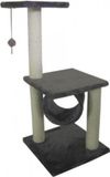 Topmast Krabpaal - Klimpaal - Kattenpaal - Nicky - Grijs - 40 x 40 x 85 cm