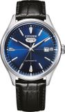 Citizen NH8390-20LC Horloge - Leer - Zwart - Ø 40 mm