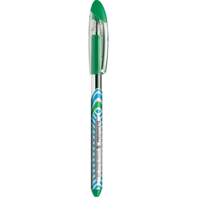 Schneider Slider Basic XB Balpen - Groen - Extra Breed - 1,4mm