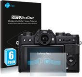 Savvies - Screenprotector voor Fujifilm X-T20 - Folie Beschermfolie transparant 6 Stuks