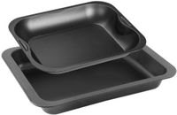 Zenker Set van 2 rechthoekige ovenschaal 37 x 27 cm en 28 x 23 cm Special Cooking