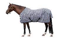 HKM Zebra Vliegendeken Wit/Zwart 95