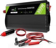 EcoLine - Convertisseur 24V vers 220V/230V allume-cigare - 300W puissance 600W crête - Sinus modifié - Convertisseur camion - prise - chargeur de voiture.