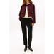 Tommy Hilfiger Df Wool Blend Reg Jacket Deep Burgundy Taille: 42