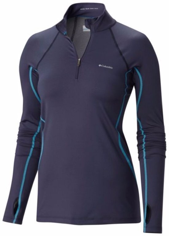 Columbia Midweight Stretch Half-Zip Shirt Longsleeve Dames - Nocturnal Maat XS