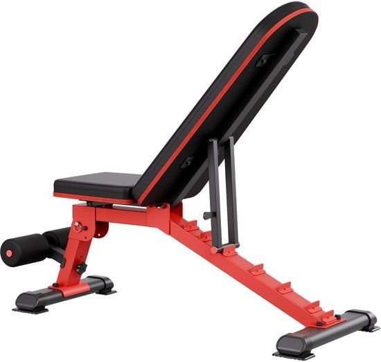 VEVOR Gewichtsbank Sit-Up Bank Home Gym Kracht Training Verstelbaar Opvouwbaar