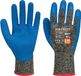 Portwest Snijbestendige Aramide/Latex handschoen - Zwart/blauw - S