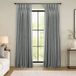 HPD Half Price Drapes PDCH-KBS7BO-84-FP Verduisterend vintage getextureerde faux dupioni geplooide gordijn (1 paneel), 25 x 84, stormgrijs