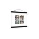 YourSurprise Gepersonaliseerde poster met zwarte posterhanger 30x30