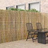 vidaXL Bamboe hek 300 x 180 cm Bamboe Naturel