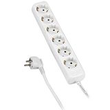 Alyco - 199456 Stekkerdoos met 6 stopcontacten, 1,4 m kabel