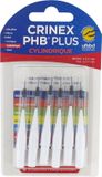 Crinex Phb Plus Cylindrical Plus 1.3 6 Interproximale Borstels Blauw/Wit/Zwart
