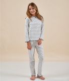 Little Label Emma Pyjama Meisjes Polkadots Blauw 158/164 Bio-katoen