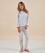 Little Label Emma Pyjama Meisjes Polkadots Blauw 158/164 Bio-katoen