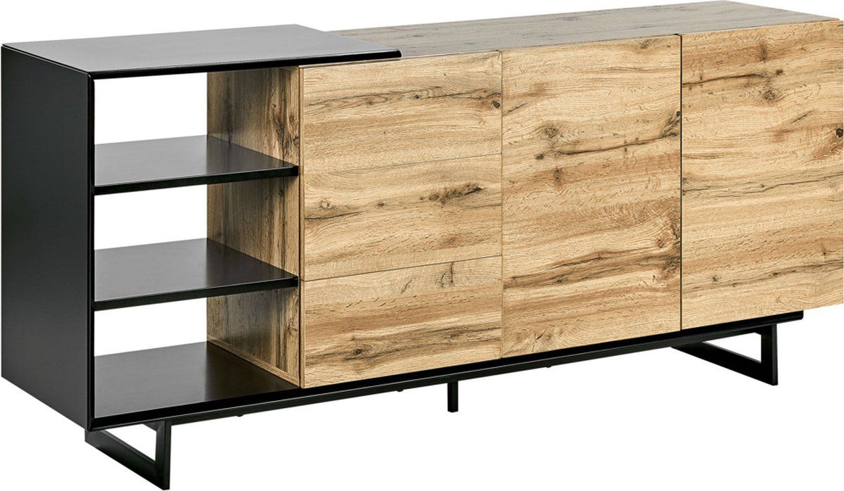 Beliani FIORA Sideboard - Lichte houtkleur - MDF - EAN: 4251682284684