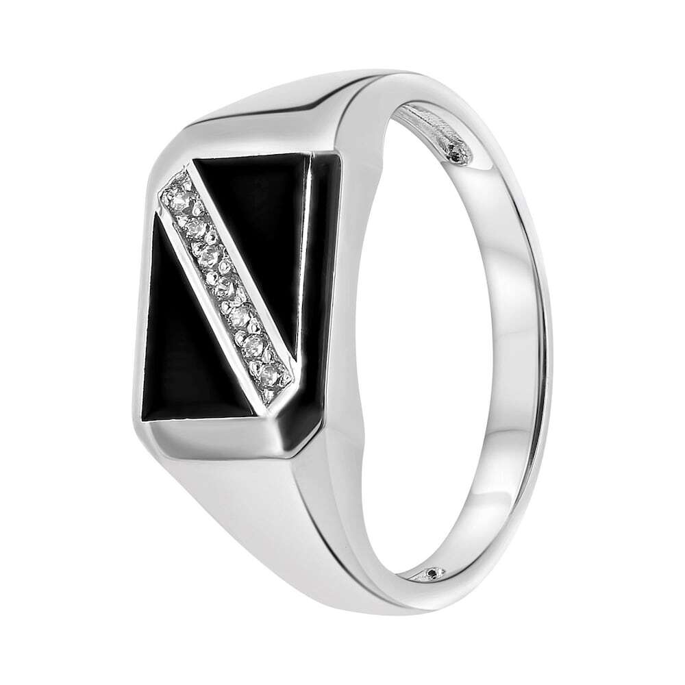 Lucardi Lucardi Ring Zilver - zilverkleurig Mannen sieraden Heren
