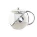 Fijalo Item International Theepot van glas en RVS 1100 ml met filter/infuser en handvat