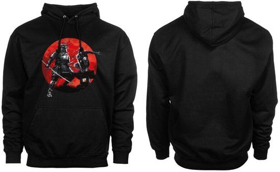 Assassin's Creed Shadows Red Sun Heren Trui met capuchon - zwart - L