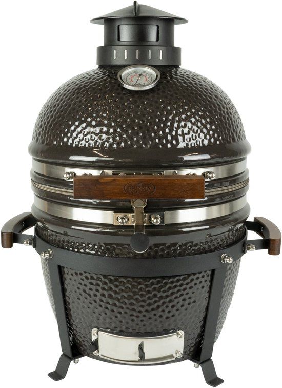 Grizzly Grills Kamado Elite Compact - Zwart - 40cm - Houtskoolbarbecue