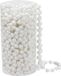Othmar Decorations Bv Kralenslinger - wit - kunststof - 8 meter