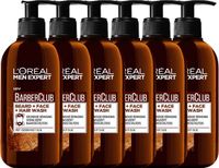 L'Oréal Paris Men Expert BarberClub Baard Gezicht & Haar 3-in-1 Wash 200 ml (6 stuks)