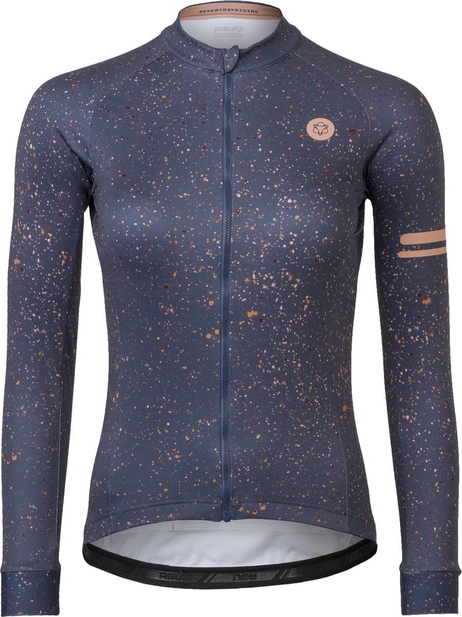 AGU Splatter Fietsshirt Lange Mouwen Trend Dames - Cadetto - XXL