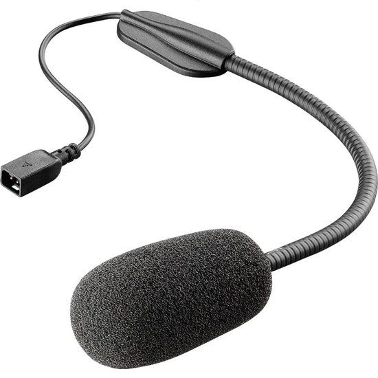 Cellularline Interphone With Flat Jack For Helmets Microfoon Zwart