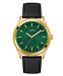 Guess Dex GW0846G1 Horloge - Leer - Zwart - Ø 44 mm