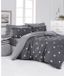 Merkloos / Sans marque TradinQ Beddengoedset - 1 dekbedovertrek 220 x 240 cm + 2 kussenslopen 60 x 60 cm - Grijs