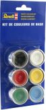 Revell Hobbyverf Enamel verf - 32342 Basic Colours - Modelbouw Enamel Hobby Verf Set - Geschikt voor Modelbouwpakketten - Volwassenen - 6x 14 ml