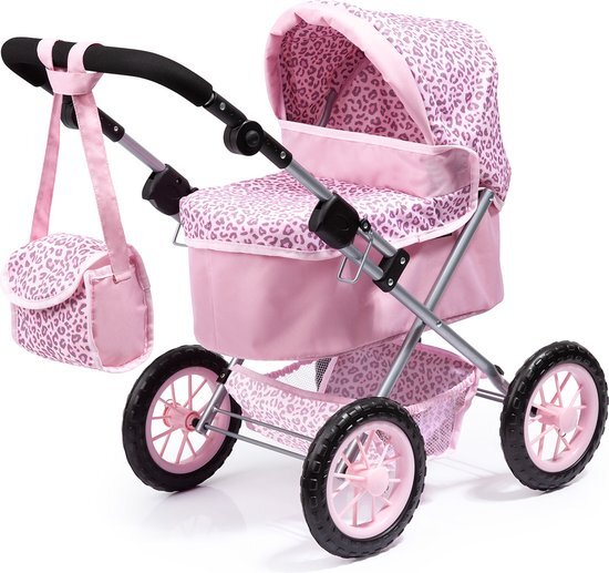 Bayer DESIGN Poppenwagen Trendy , luipaard, roze