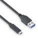 PureLink USB-C naar USB-A Kabel - 2m - Zwart