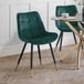 Julian Bowen set van 2 Hadid eetkamerstoelen - groen