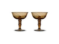 Byon coupe à champagne italienne Opacity 15 cl lot de 2 Brun