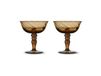 Byon coupe à champagne italienne Opacity 15 cl lot de 2 Brun