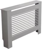 Happiq Grandiose Habillage de radiateur - 111x92 cm - MDF - Gris