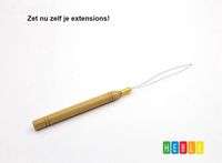 Heble® - Crochet-Micro-Ring-Extensies: Loop-Puller-Loop-Naald