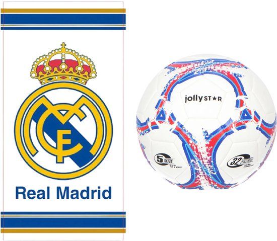 4KidsOnly Real Madrid strandlaken + voetbal