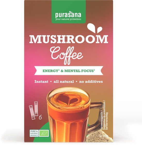 Purasana Coffee Mushroom BIO - 6 x 3 gr