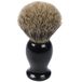 Fantasia Scheerkwast met dashaar en kunststof handvat, zwart
