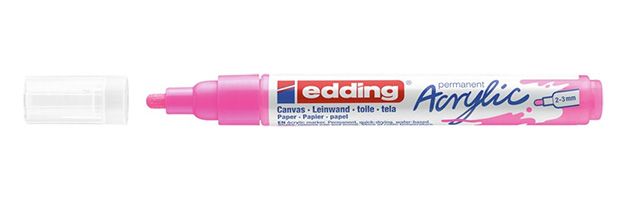 Edding 5300 acrylic marker fine roze