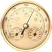 Merkloos Weerstation 3-in-1 - Barometer Thermometer Hygrometer - Goud