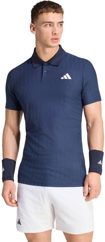 Adidas Performance Climacool+ Airchill Freelift Tennispolo Heren Blauw L
