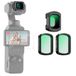 NEEWER Filters voor Pocket 4/3/Xtra Muse, groothoeklens 0,75 x + diffuser zwart 1/4 + LPR-filter + schermbeschermer, accessoires actiecamera, compatibel met DJI Osmo Pocket 4/3/Xtra Muse, FL-C84