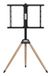 Gembird pied TV trépied 32-75 pouces inclinable et pivotant noir/bois