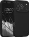 kwmobile telefoonhoesje geschikt voor Apple iPhone 17 Pro - TPU backcover met siliconen coating - Smartphone case in zwart