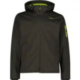 CMP Softshell jas met capuchon voor heren, maat 2XL, pine/mela