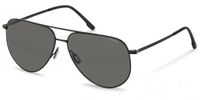 Rodenstock R1449 Zonnebril Mannen Zwart Metaal Gepolariseerd Grijs 61mm