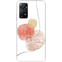 Xiaomi Siliconen hoesje compatibel met Xiaomi Redmi Note 11 Pro Plus 5G One line rood