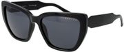 Radley Sonnenbrille RDS-6501 57104A - Schwarzes Gestell, Graue Gläser